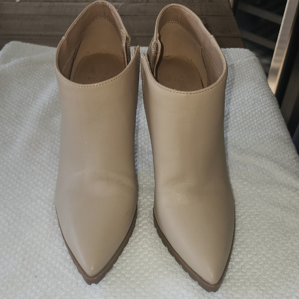 Mix No. 6 Cream Ankle Booties